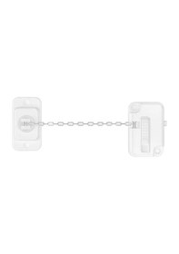 Resim Monyee Çocuk Güvenliği Pencere Kilitli Zincirli Limitörü - Ayarlanabilir Uzunluk, Anahtarsız Kilitleme, Ev Güvenliği Erişim Engeli Abs Plastik 