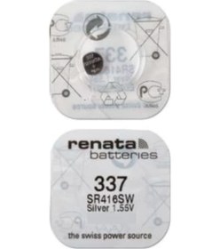 Resim Renata 337 SR416SW 1.55V Saat Pili 10'lu 