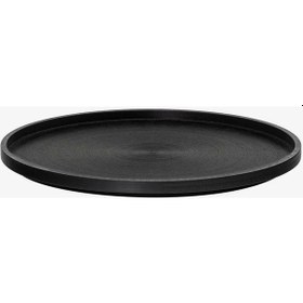 Resim Hasami Porcelain Japon Tasarımı 18,5 Cm Siyah Richlite Tepsi & Kapak Ekolojik Ve Şık Servis Tabakları 