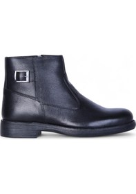 Resim Burç 02386 Siyah Erkek Deri Kürklü Bot Siyah 