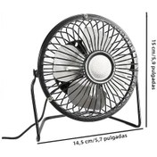 Resim 4/6 İnç Usb Masa Vantilatörü, Sessiz Ve Güçlü 4 İnç, 