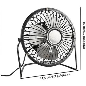 Resim 4/6 İnç Usb Masa Vantilatörü, Sessiz Ve Güçlü 4 İnç, 