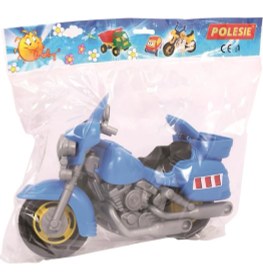 Resim Polesie Yarış Motosikleti Harley Mavi 