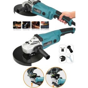 Resim Otomatik Taşlama Makinesi, Bakır Sargı, 230 Mm, 2000 W, Dayanıklı ve Güçlü. 