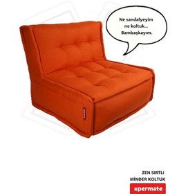 Resim Xpermate Zen Sırtlı Minder İskandinav Tarzı Minder 80x60 Kremit 