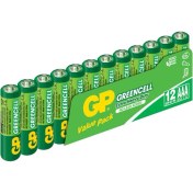 Resim Gp Greencel R03 Aaa Boy Ince Çinko Kalem Pil 12'li Paket GP24G-VS12 
