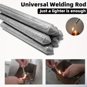 Resim 6 Adet Düşük Sıcaklık Evrensel Kaynak Çubuğu, Metal Evrensel Düşük Sıcaklık Kolay Eritme Kaynak Çubukları, Hafif Kaynak Çubuğu, Metal Kaynağı İçin Kolay Kaynak Çubukları, Alüminyum, Demir vb. İçin. 