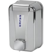 Resim Prestij Plastik Sıvı Sabunluk Duvar Tipi Komple Krom 1000 Ml 