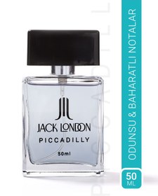 Resim Jack London EDT Erkek Parfüm Piccadilly 50 ml | Fresh, Marin | Misket Limon, Bergamot, Deniz Notaları, Amber 