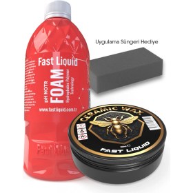 Resim Fast Liquid Yıka Parlat Ceramic Wax + Ph Notr Foam 500 ml 