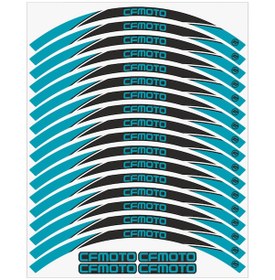 Resim Cf Moto 150 Nk Jant Şeridi Turkuaz 