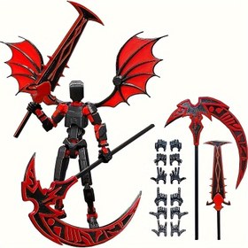 Resim Titan 13 Nova Aksiyon Figür Seti - Çok Eklemli, 3D Baskılı Koleksiyon Figürü, Masa Dekoru için, Karışık Renkler 