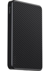 Resim Benks Mp17 Armorgo M-safe Özellikli 600d Aramid Fiber Qi2 Teknolojili Powerbank 15w 10000mah Siyah Siyah 