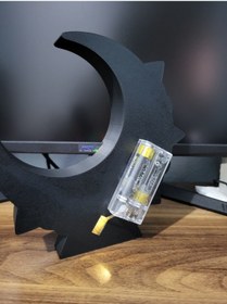 Resim Pilli Led Ay Lamba 19cm 