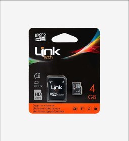 Resim Linktech M102 4GB Micro SD Adaptörlü Hafıza Kartı 