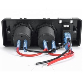 Resim Marine Çakmaklık Ve Usb Soketi 12V Düğmeli 