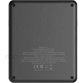 Resim 65W Kendinden Kablolu Turbo Hızlı Şarj Power Bank Macbook & Notebook Şarj Eder 65 Watt 20,000 Mah 