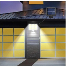 Resim 50W Güneş Enerjili Projektör, 5 Metre Kablo ile Güçlü ve Kullanışlı 