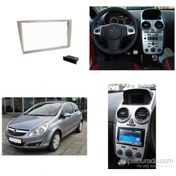 Resim Opel Astra Corsa Tigra Zafira Teyp Çerçevesi Gri Renk Cepli 