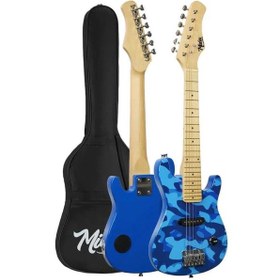 Resim Midex Ceg-30bs 4-6 Yaş Çocuklar İçin Amfili Full 1/4 30 İnç Elektro Gitar Seti 