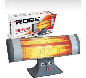 Resim Rose Ayak Tipi Isıtıcı Soba 1.800 W Güçlü Otomatik Kapanma Özelliği ile Siyah Renk 