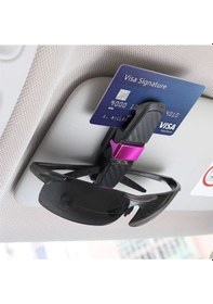 Resim Araç İçi Güneşliğe Takılan 2&amp Apos Li Gözlük,kart,para Takmalık Aparat 4741 