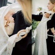 Resim Yeni Yumuşak Pamuk Emzirlik Kapak, Emzirme Süresinde Açıklık Önlemek İçin Tasarlanmış, Bebeklik Arabası Kapakları veya Şal Olarak Kullanılabilir, Taşınabilir ve Pratik. 