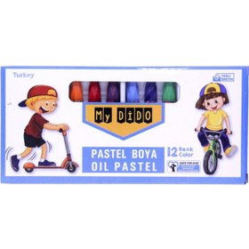 Resim ELBA My Dido Pastel Boya Karton Kutu Köşeli 12 Renk MY622 