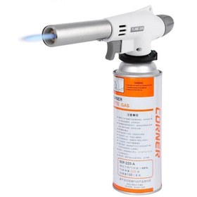 Resim WiderMarkt Butan Kartuş Uyumlu Pürmüz Alev Tabancası | Alev Ayarlı - Vakumlu Çakmaklı - 1300°C Yüksek Isı 