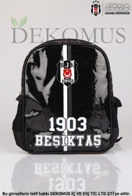 Resim Beşiktaş DEKOMUS İLE YENİ SEZON LİSANSLI BEŞİKTAŞ TEK BÖLMELİ KÜÇÜK BOY 32 CM ANAOKUL ÇANTASI 