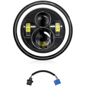 Resim Suofeng 7" Evrensel Led Far H4 Bağlantılı - Jeep, Hummer, Land Rover Uyumlu 
