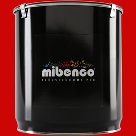 Resim PLASTİDİP mibenco - Pur - 3 kg - Mat Kırmızı 