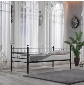 Resim Bedliga Soho Daybed Tek Kişilik Metal Karyola 