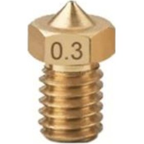 Resim 0.3 Mm V6 Pirinç Nozzle 