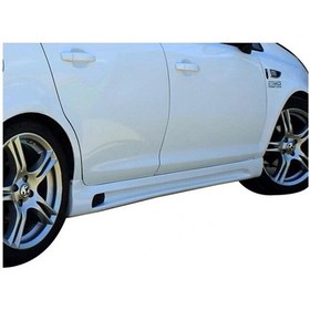 Resim Opel Corsa D Rieger Yan Marşpiyel Seti Mat Siyah 2006 -2014 