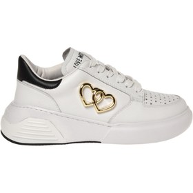 Resim Love Moschino Beyaz-Siyah Kadın Sneaker JA15405G1IIA1 