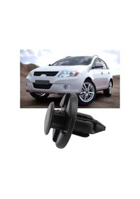 Resim Konesam Nissan Xterra/versa/sentra/maxima İçin Dayanıklı Plastik Panel Klembi, 01553-09321 Oe Numara, 100 Adet, Kolay Kurulum, Su Geçirmez, Kaporta/ Döşeme Sabitleyici 