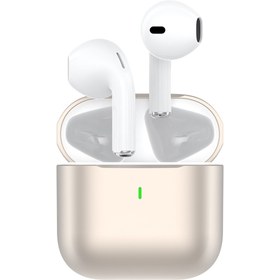 Resim lapas BTK-ZR79 TWS Kulak İçi Bluetooth Kulaklık v5.3 Gold 