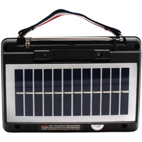 Resim Techno Stock Ktf-1428 Solar Panel Destekli Şarjlı Bluetooth Hoparlör – Fm/Am/Sw Radyo, Aux Ve Tf Kart Girişli 