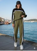 Resim Genel Markalar Kadın Uzun Kollu şerit Detay Eşofman Takım 