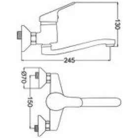Resim Gms Mix Aplik Eviye Bataryası Bmk019 