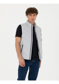 Resim Pierre Cardin Erkek Açık Gri Mont Yelek 50273116-Vr001 Açık Gri 
