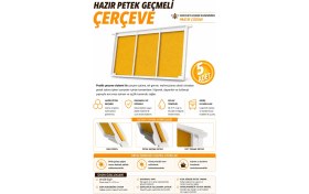 Resim Aksaray Arıcılık Hazır Petek Geçmeli Pratik Plastik Çerçeve 