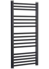 Resim Toprak Havlupan 40/70CM Düz Siyah Renk Havlupan Radyatör 