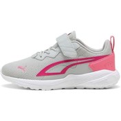 Resim Puma Bebek Çocuk Yürüyüş Ayakkabısı All-day Active Ac Pscool Light Gray- Pink-magic Rose 387387 