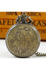 Resim hediyeconcepti Marvel İron Man Quartz Steampunk Vintage Köstekli Saat 