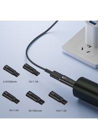 Resim Sones Philips İçin Tıraş Makinesi / Saç Kesme Makinesi Şarj Adaptörü Arayüz: Type-c - 5v Oval Gri 