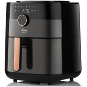 Resim Arzum 6 Litre Kapasiteli XL Fryer Sıcak Hava Fritözü Bakır 1750 W Porselen Kupa Bardak Hediyeli 