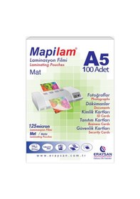 Resim Mapilam 125 Mic. Mat Laminasyon Filmi A5 100'lü 