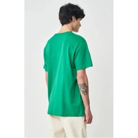 Resim Marsilyan 24/1 Düz A Kalite Oversize T-Shirt - Yeşil - 